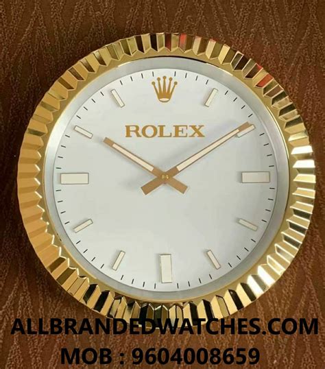 rolex wall clock genuine.